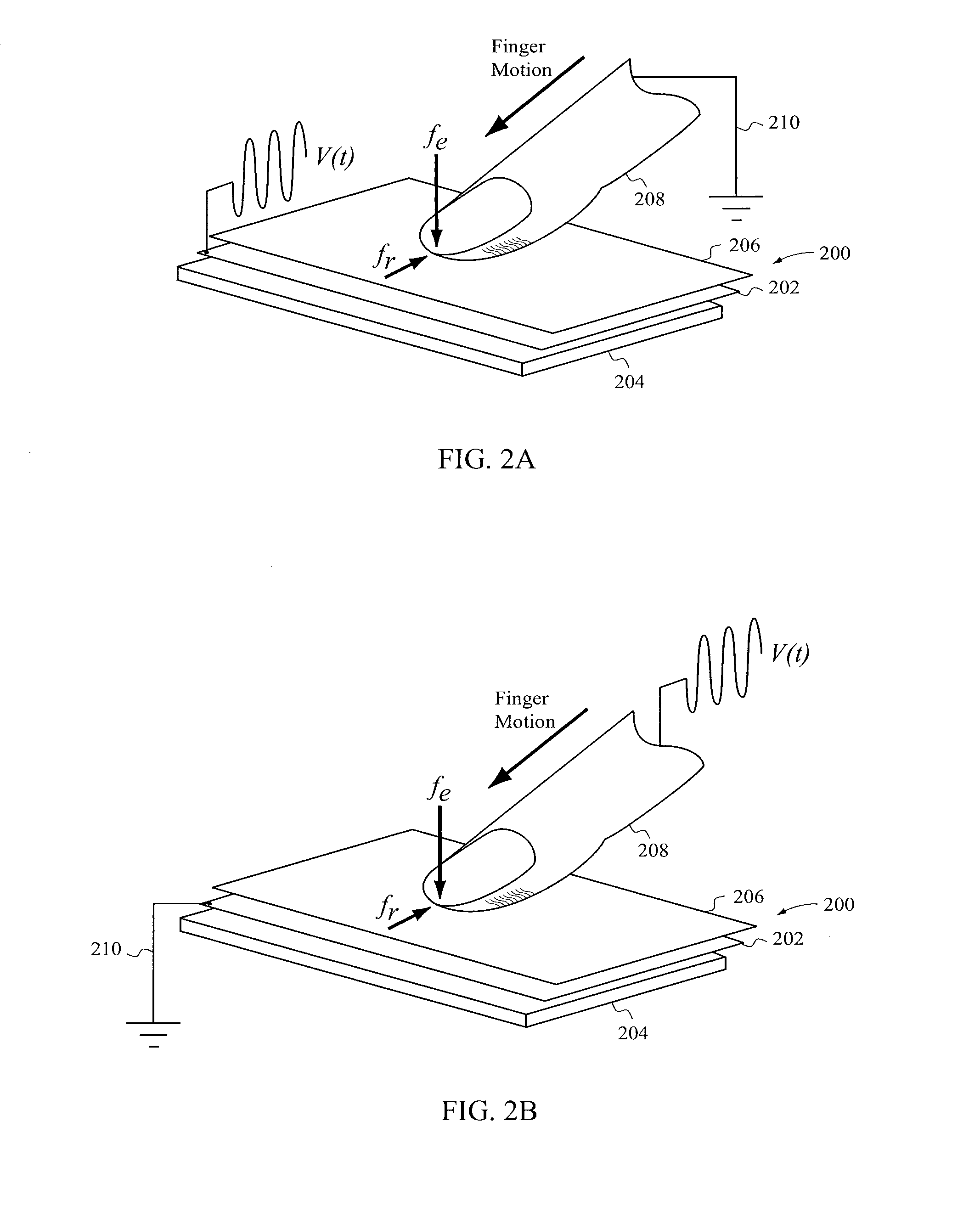 Electrovibration for touch surfaces