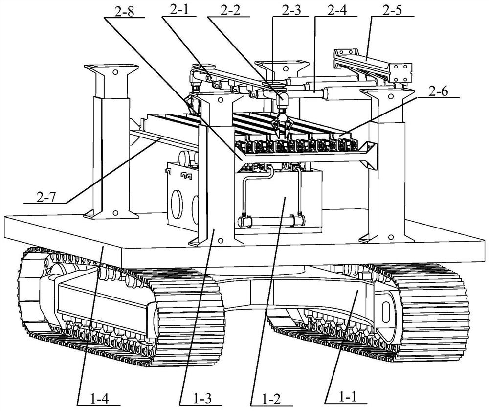 A kind of flexible support integrated equipment for complex roadway