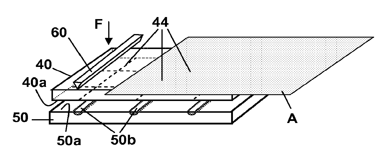 Mechanical scoring and separation of strengthened glass