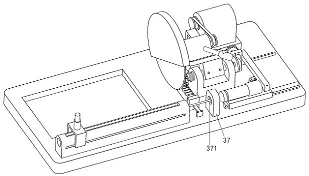 A safety cutting and drilling integrated machine for processing cylindrical hollow wood products