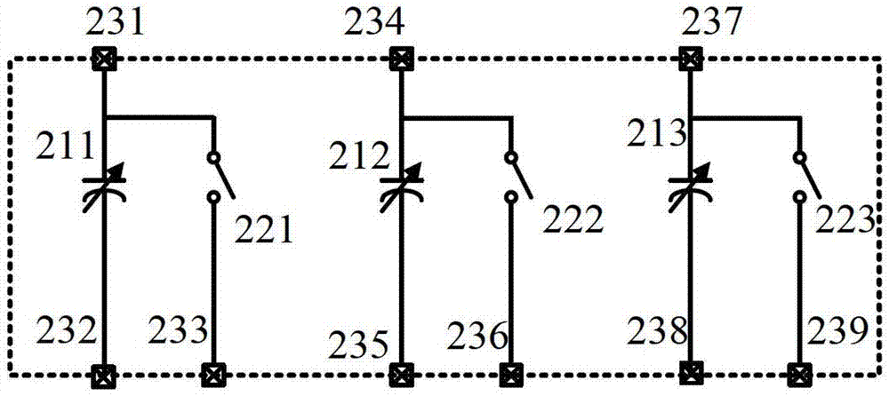 Antenna impedance matching device, semi-conductor chip and antenna impedance matching method