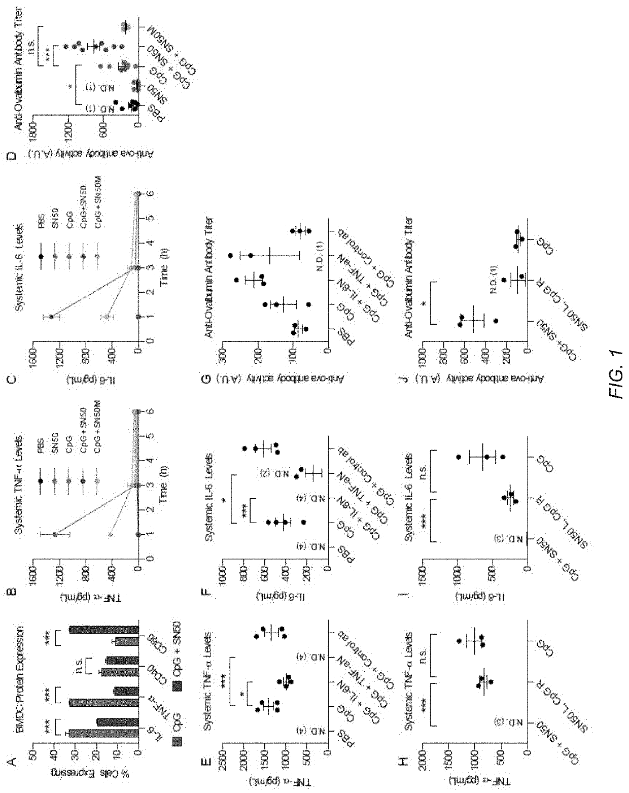 Methods and compositions comprising an nfkb inhibitor and an adjuvant