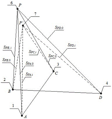 Method for monitoring earth surface three-dimensional displacement of slope around tunnel entrance by using laser distance measurement instrument