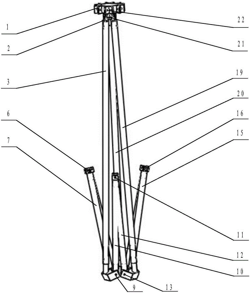 3R-3RSR single-degree-of-freedom tetrahedron expandable unit