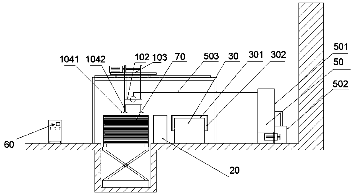 Full-automatic panel processing all-in-one machine and using method thereof