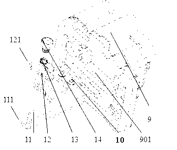 Gear selecting and shifting device of automobile transmission