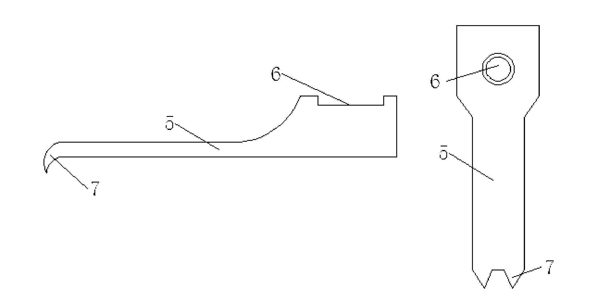 Internal fixator for posterior acetabular wall fractures