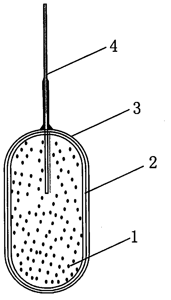 Grape-shaped slight-smoke and environment-friendly firecracker