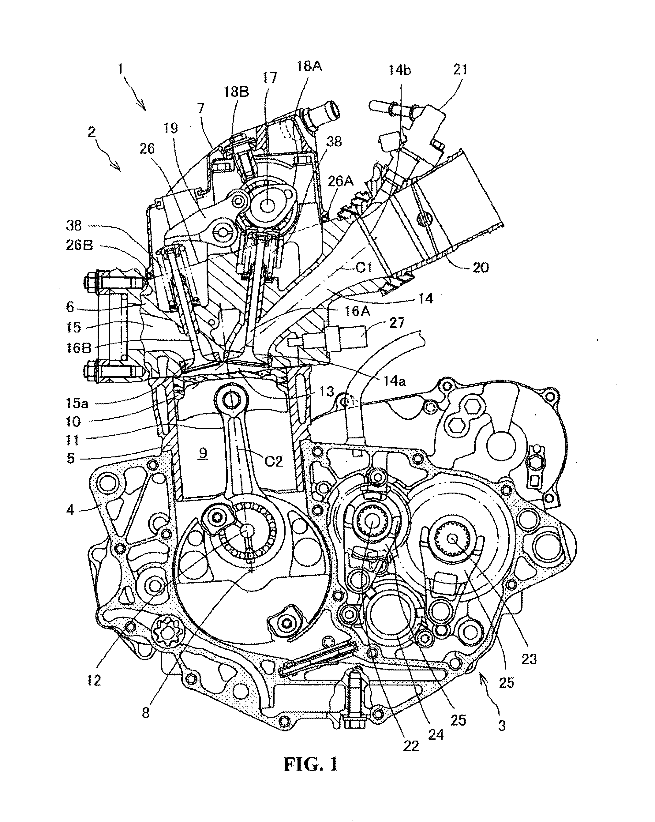 Valve train of internal combustion engine