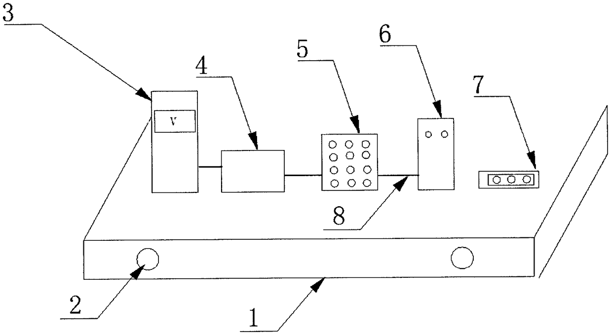 Novel convenient movable cathode protection prizing equipment