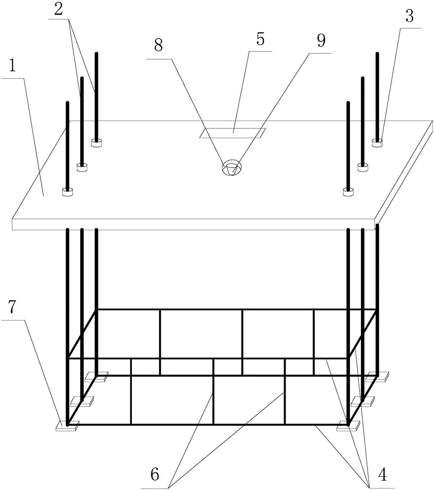 Rapidly positioned column foot anchor bolt structure