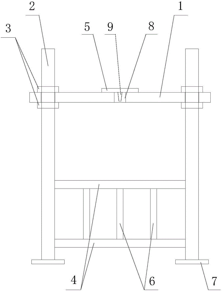 Rapidly positioned column foot anchor bolt structure