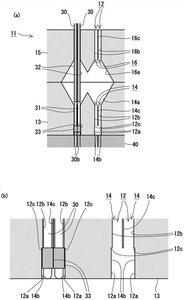 Probe holding structure