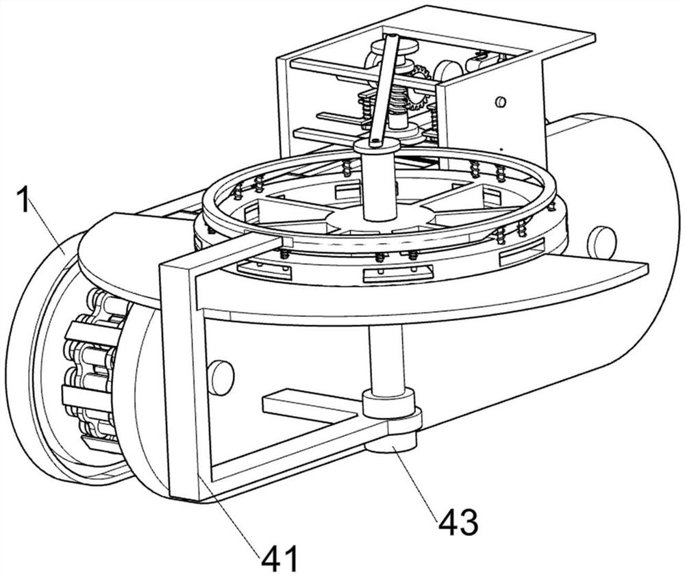 Nylon bag zipper packaging device facilitating feeding and discharging