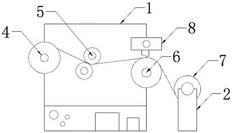 Vapor deposition and thin film collecting mechanism