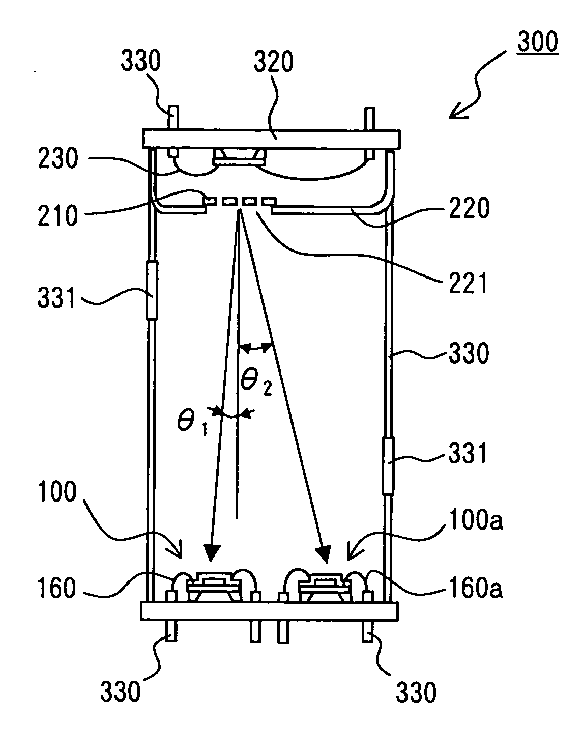 Infrared sensor, infrared gas detector and infrared ray source