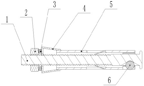 A kind of anti-loosening rapid expansion bolt