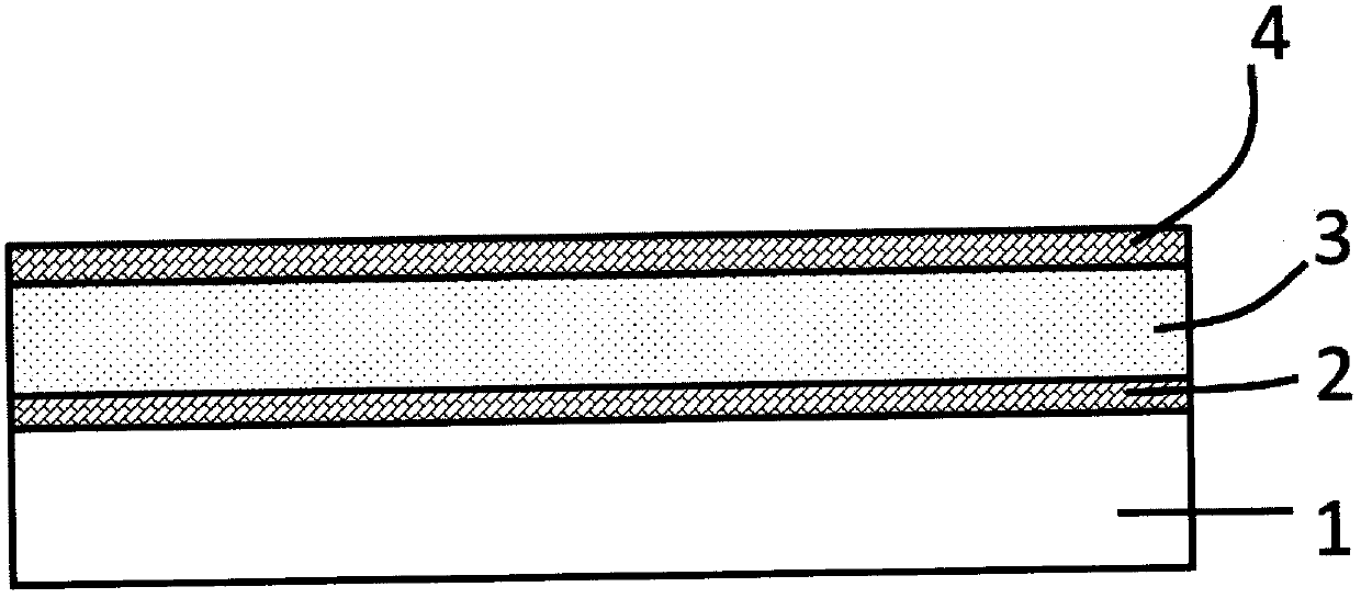 Flexible transparent voltage-controlled film capacitor and preparation method thereof