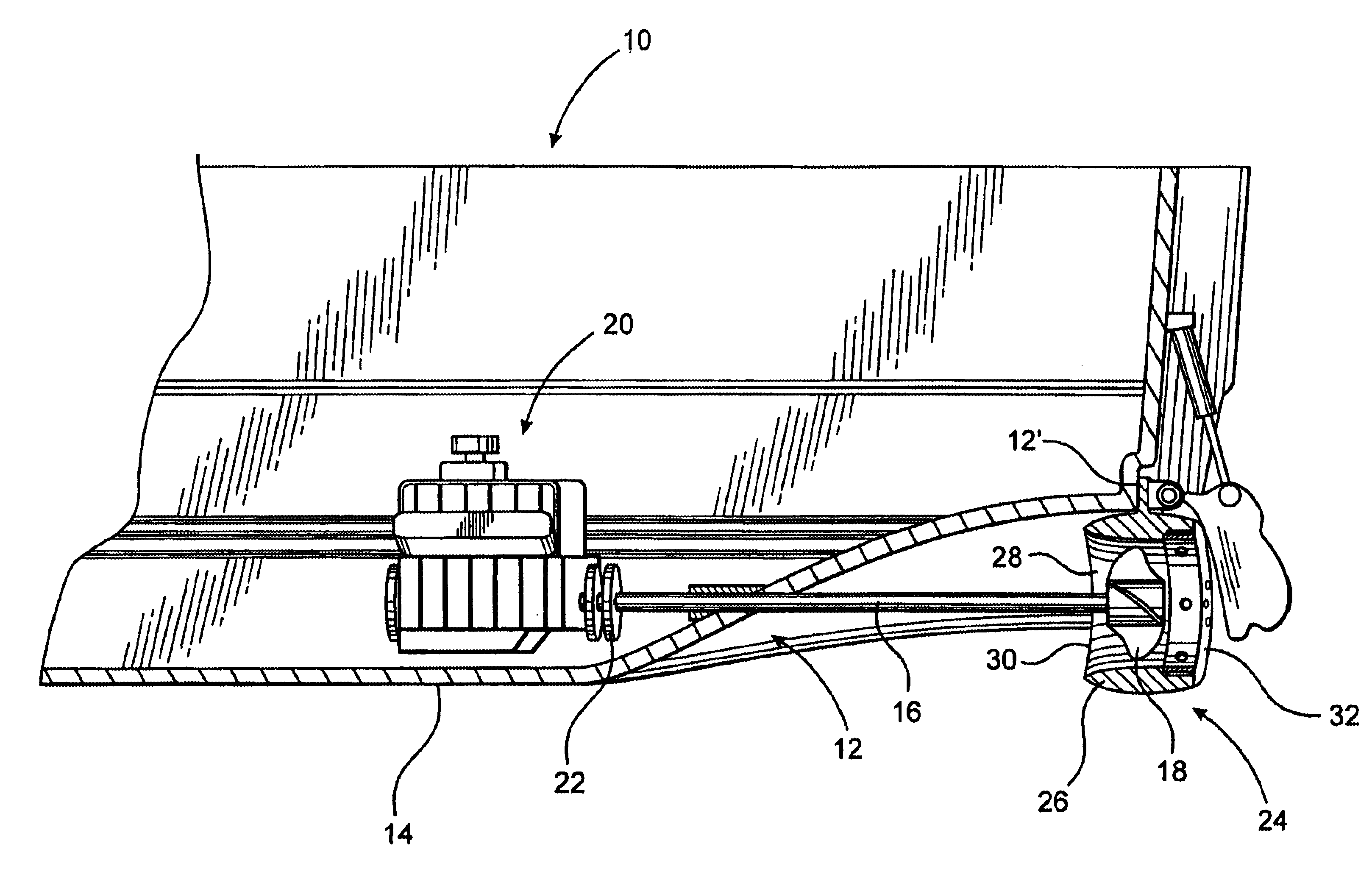 Nozzle drive propulsion for a marine craft