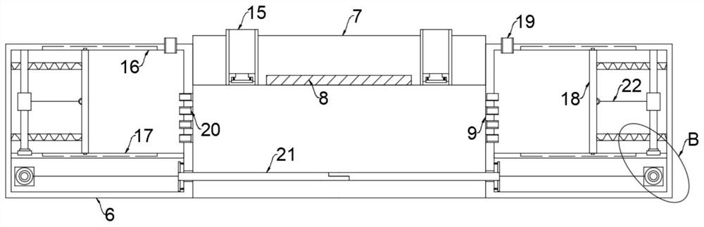 Precise forging device for automobile brake camshaft