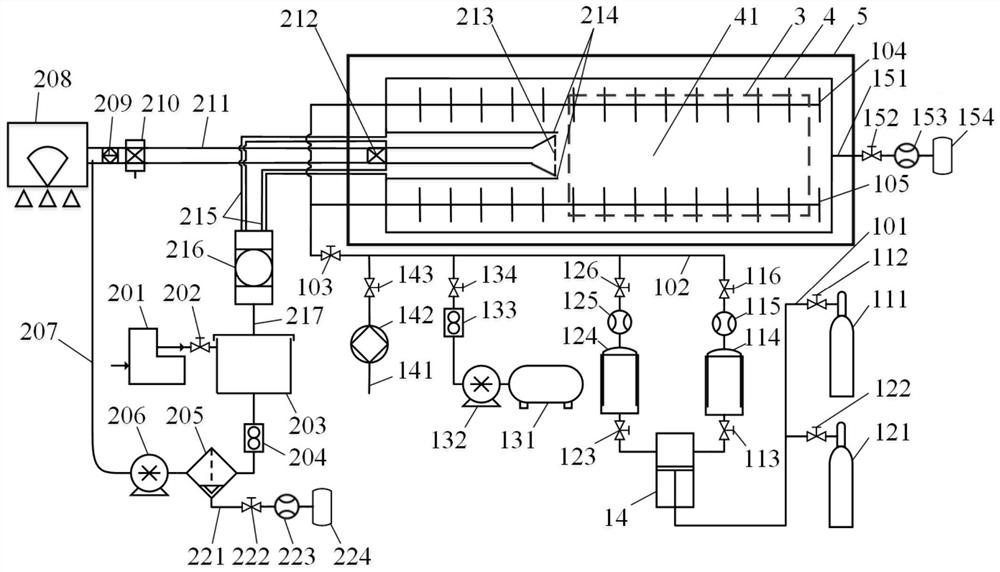 Device for evaluating natural gas hydrate phase state stability by drilling fluid additive and experimental method