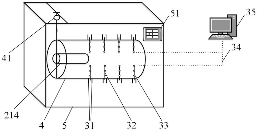 Device for evaluating natural gas hydrate phase state stability by drilling fluid additive and experimental method