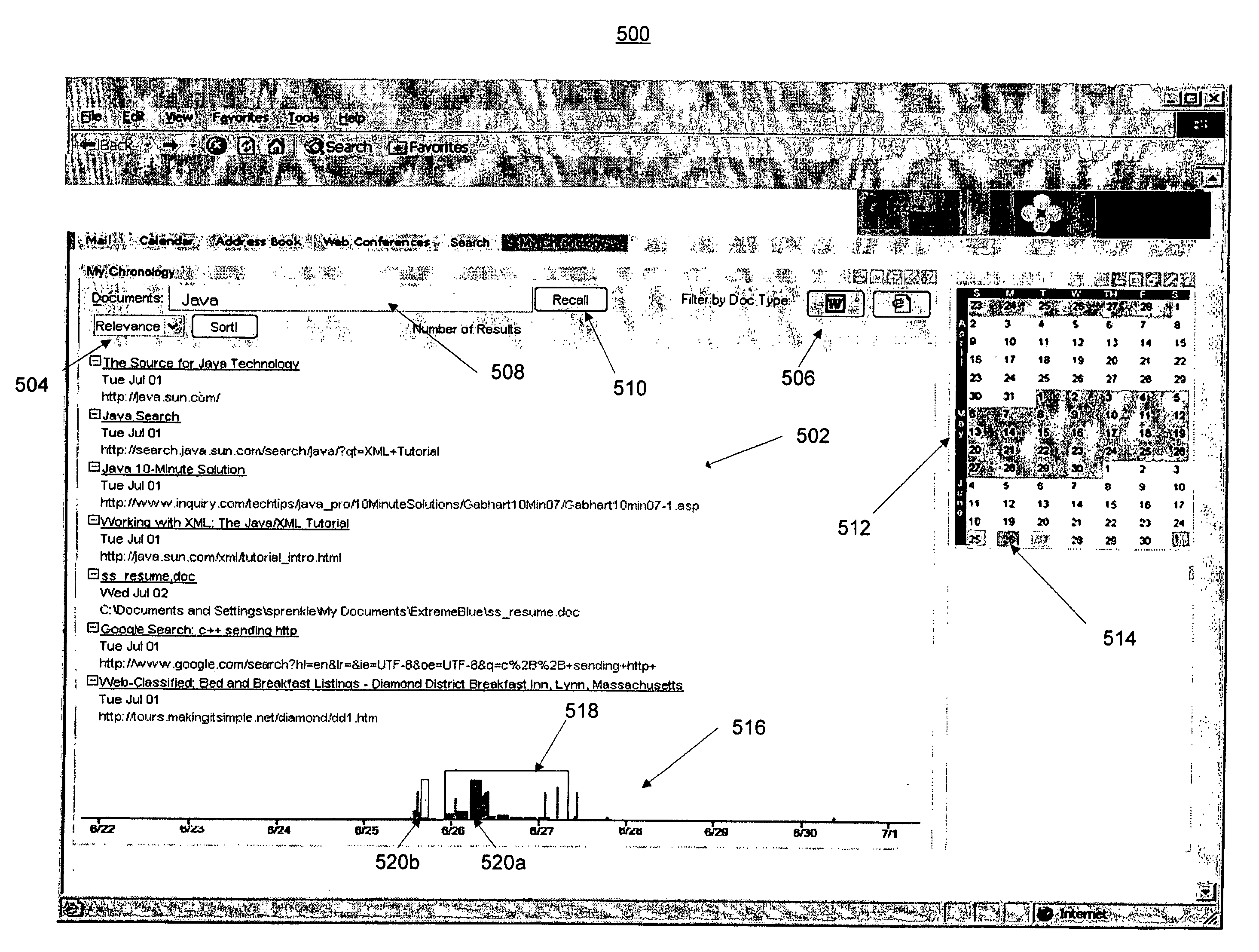 Method for providing multi-variable dynamic search results visualizations