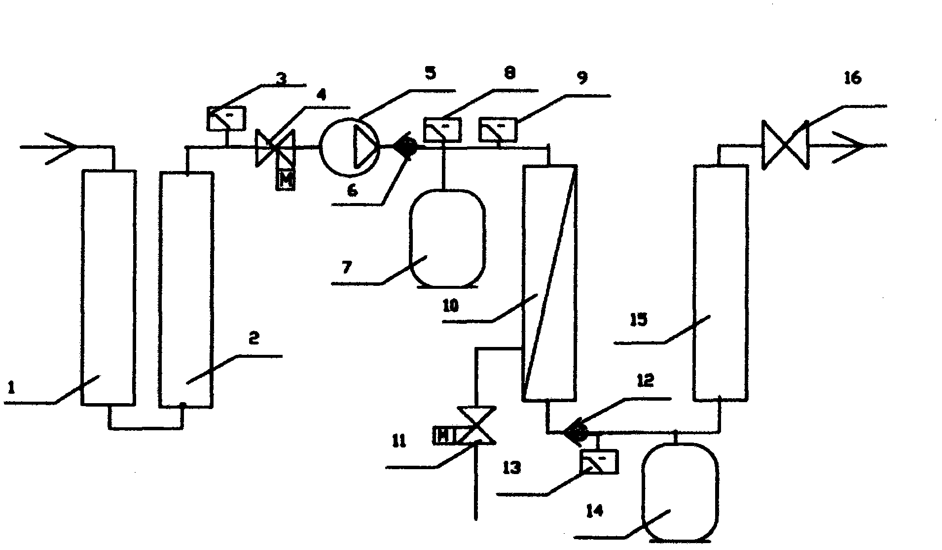 Air dielectric energy and pressure storage type reverse osmosis water processor