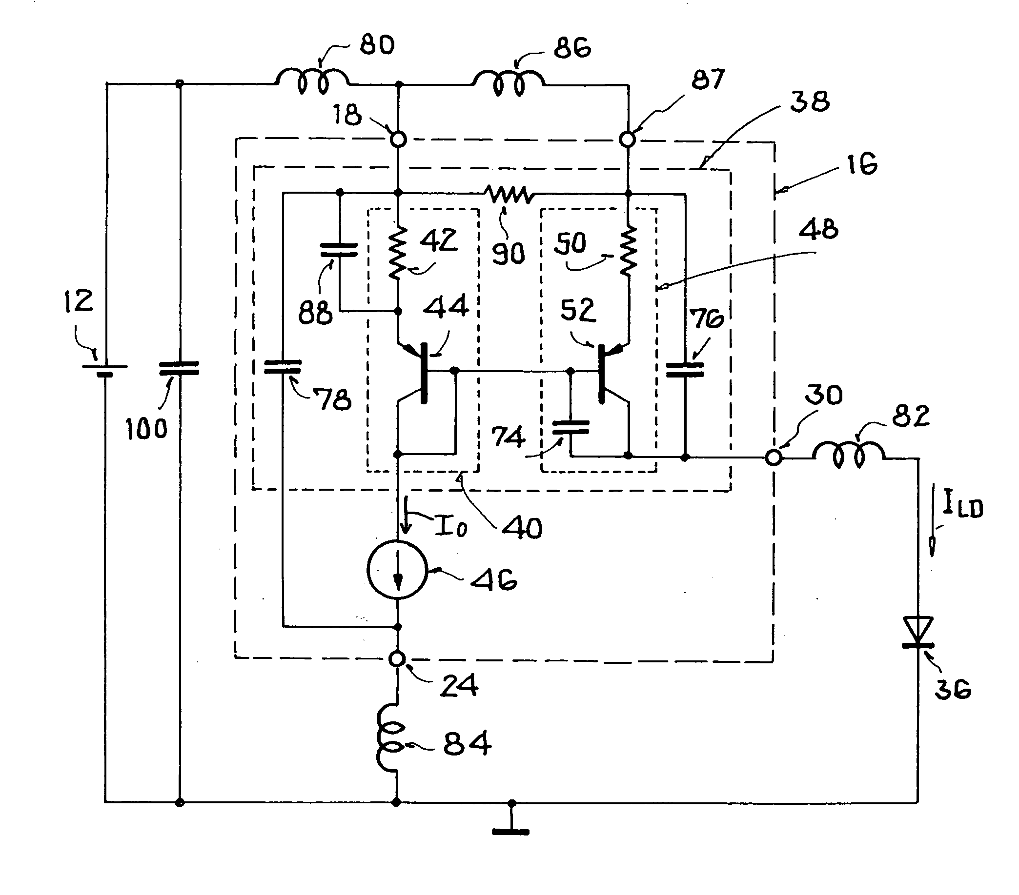 Driver circuit and method for driving an electronic component