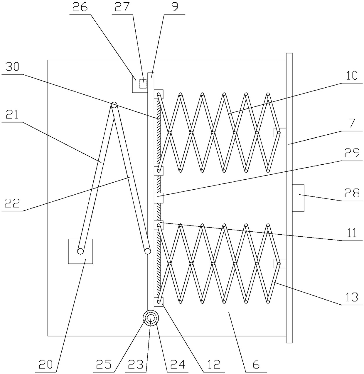 Anti-blocking fire emergency lighting indicating device