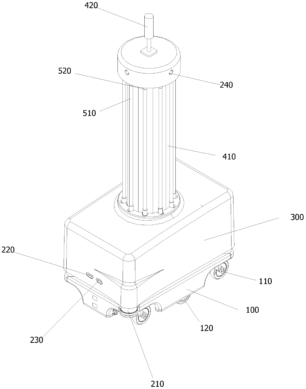 Ultraviolet ray disinfection robot