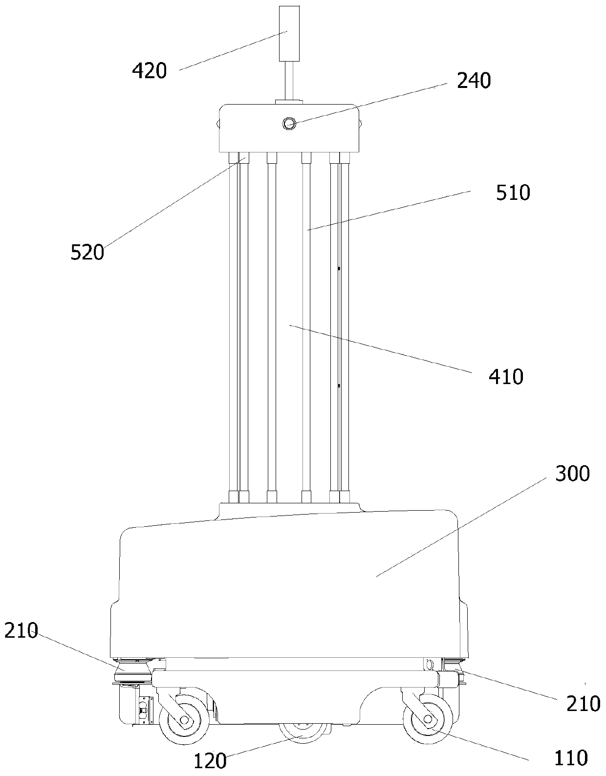 Ultraviolet ray disinfection robot