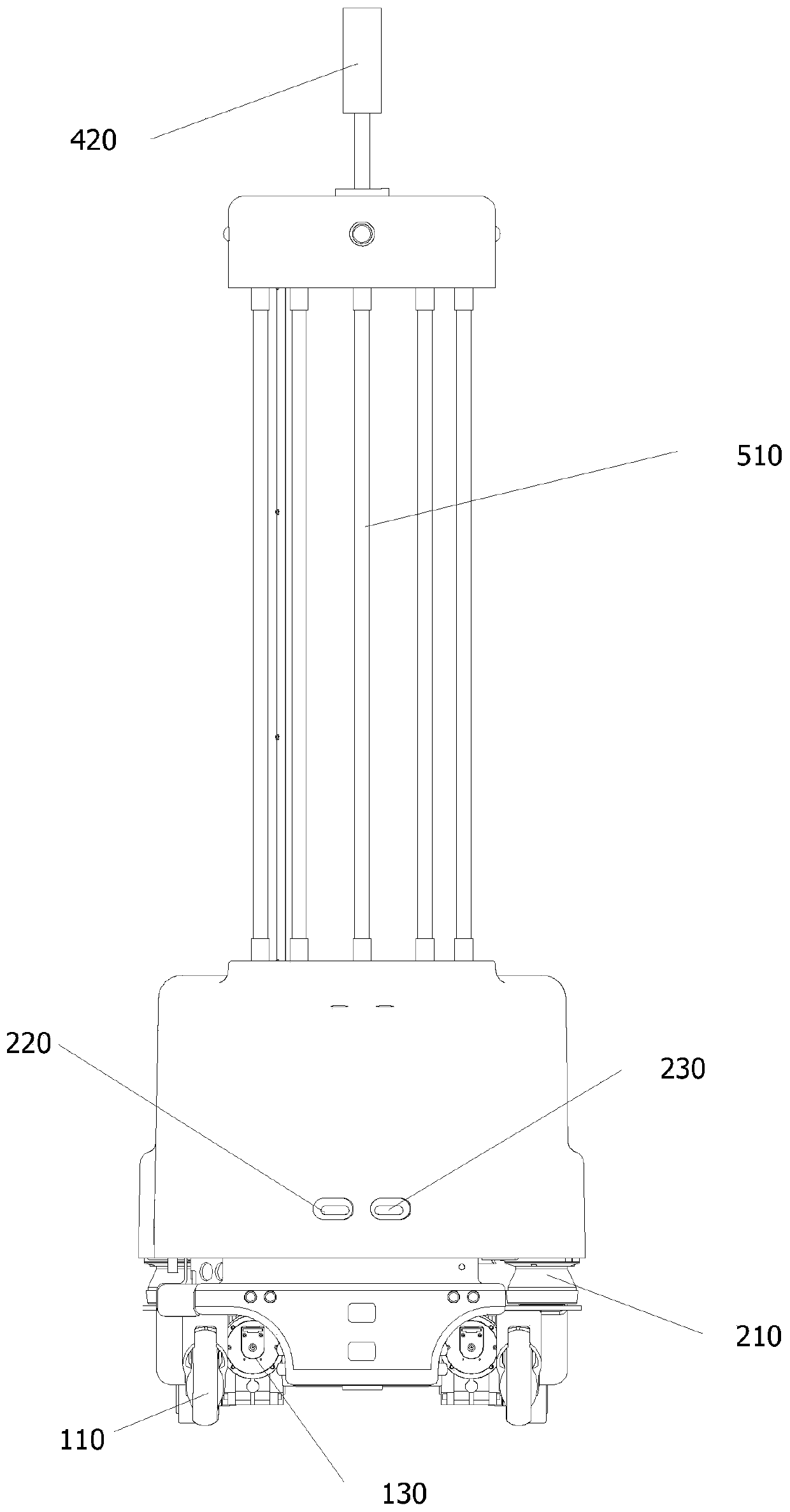 Ultraviolet ray disinfection robot