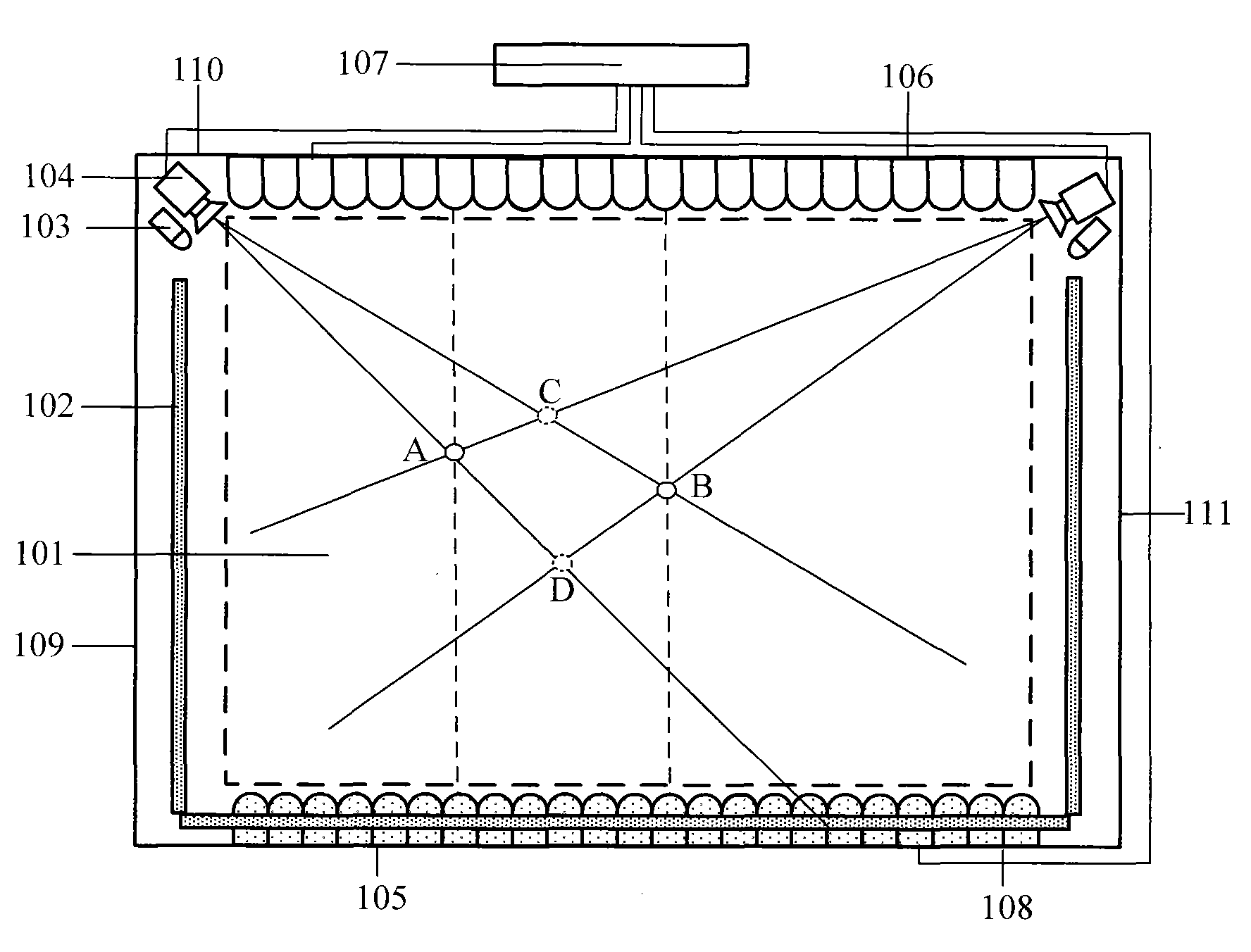 Touch system and multi-point positioning method