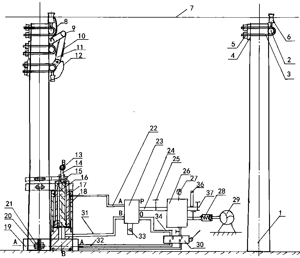 Drop-out fuse pickup-hanging device