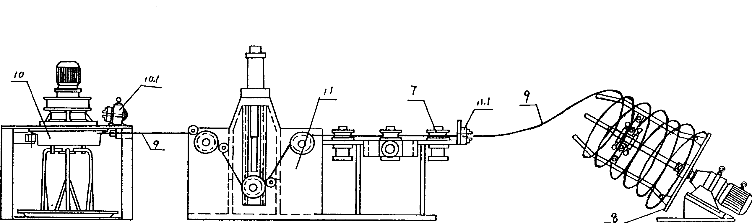 Derust method and device of metallic material