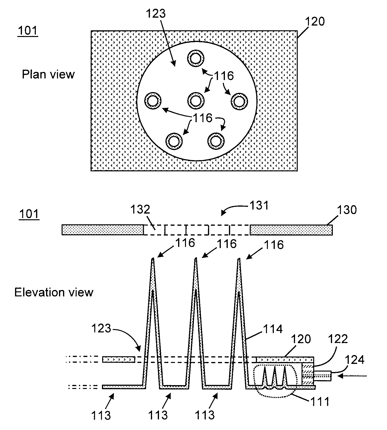 Multi-needle multi-parallel nanospray ionization source for mass spectrometry