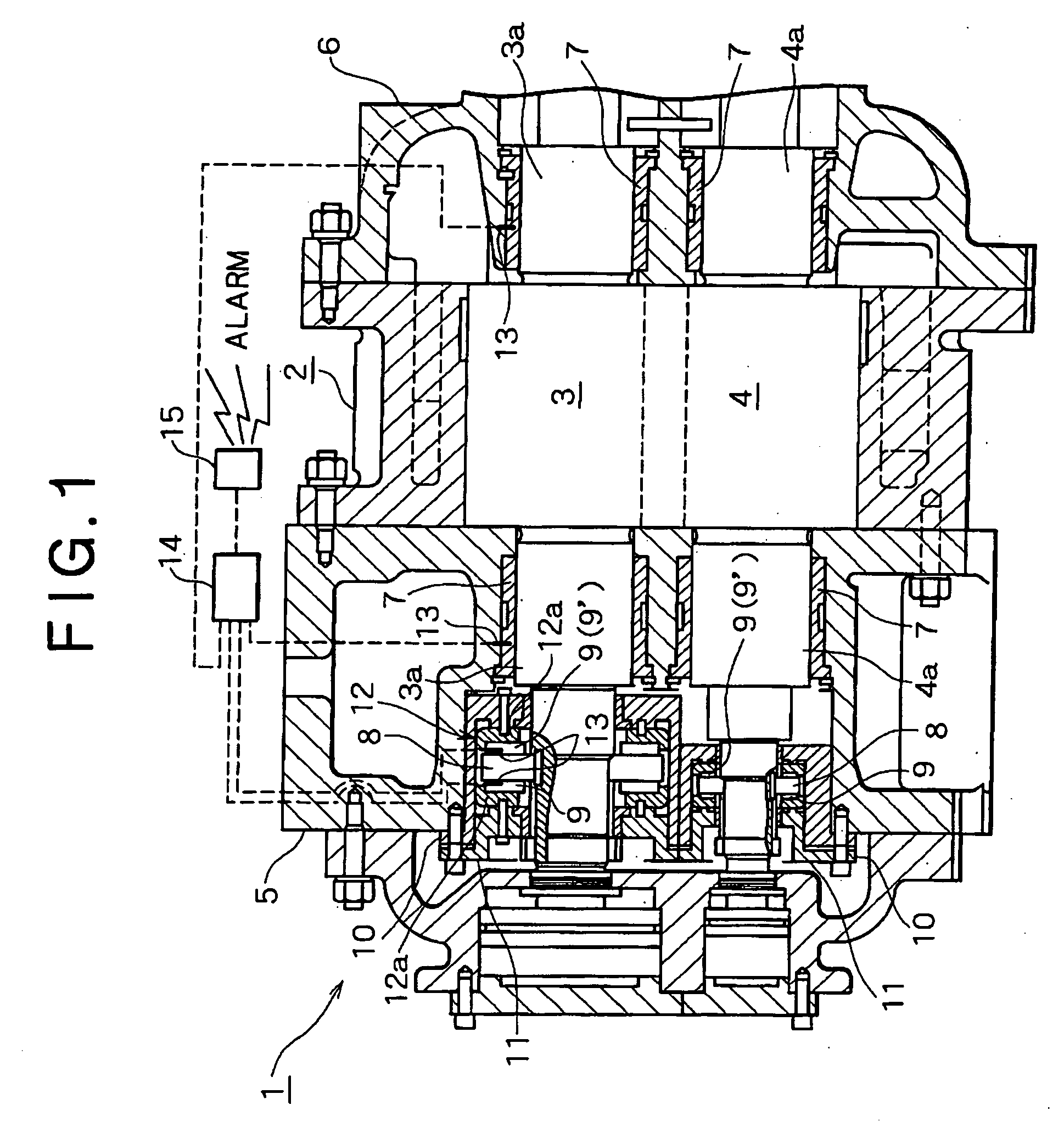 Bearing and screw compressor