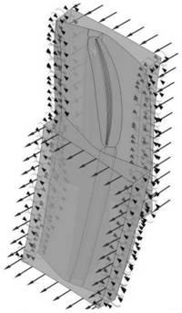 Blade vibration response analysis method based on fluid-solid interaction