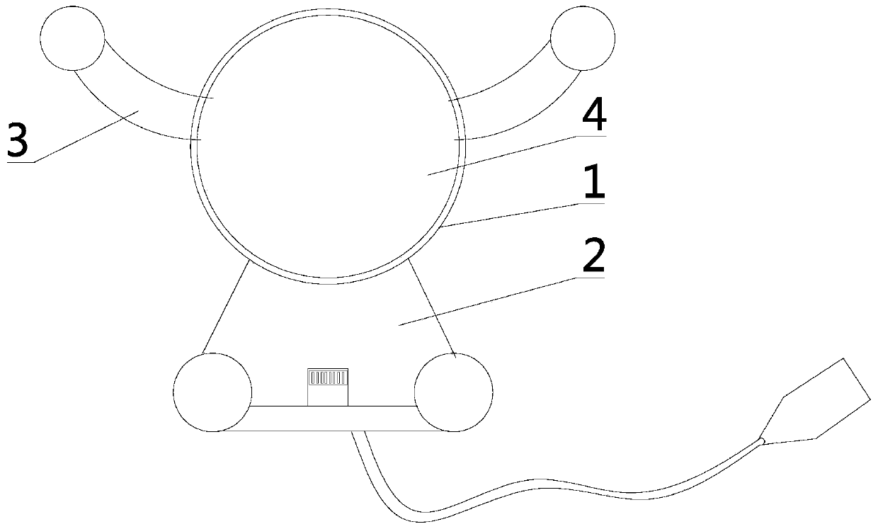 An easy-to-install mobile phone holder