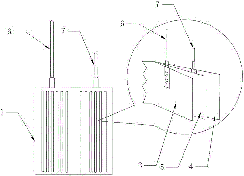 Square solid-state aluminum electrolytic capacitor with flexible package and manufacturing method thereof