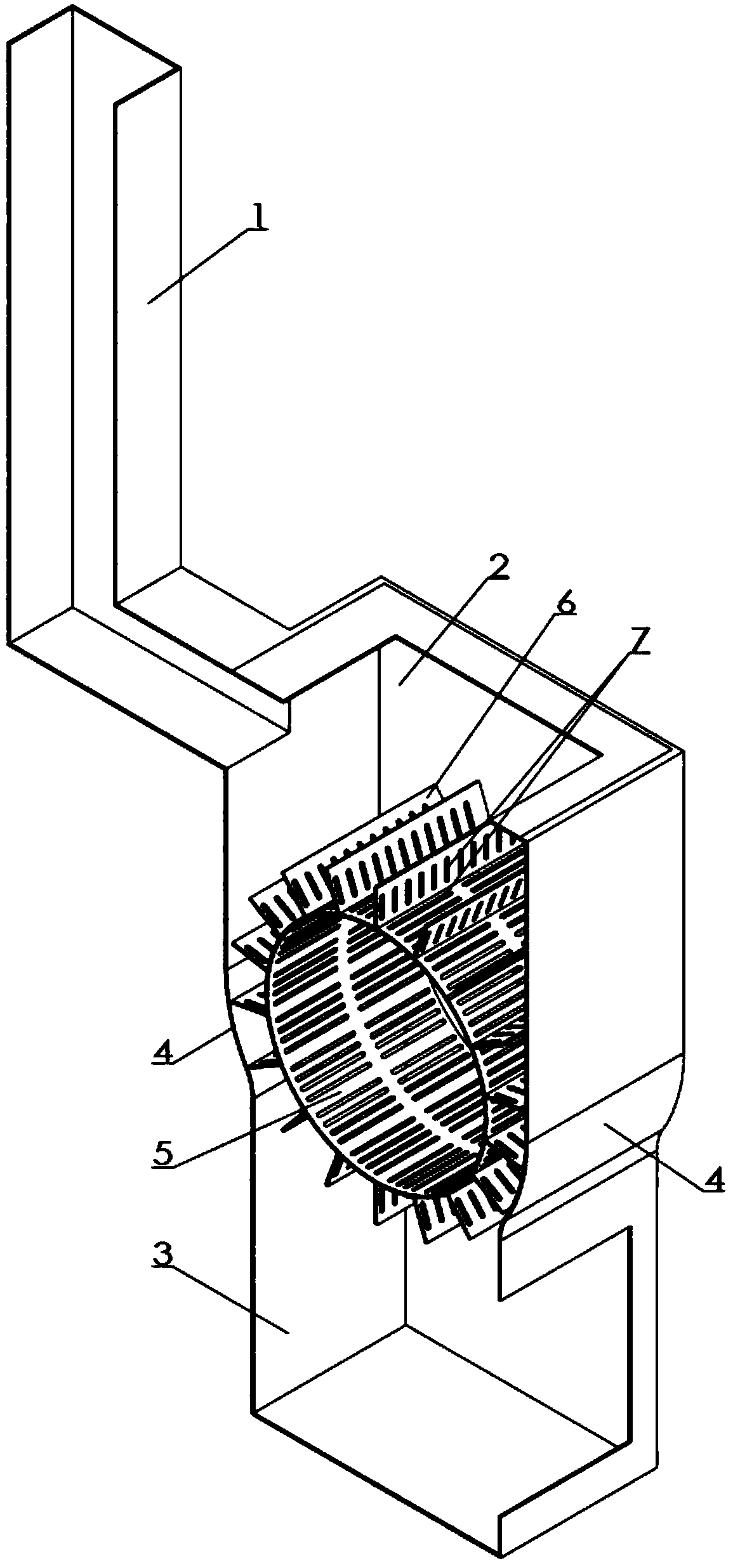 A rotary biofuel combustion furnace