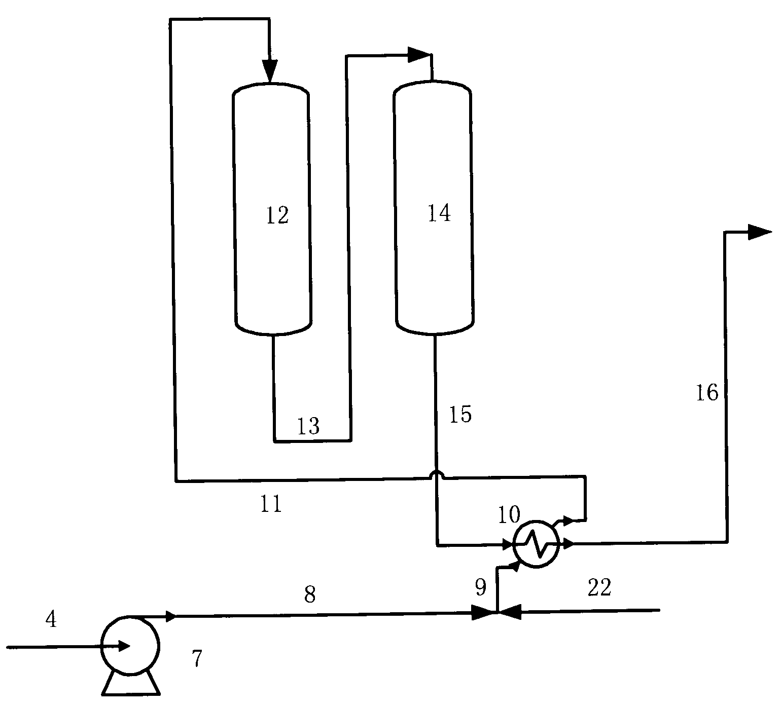 Process for reducing sulfur and olefin contents in gasoline