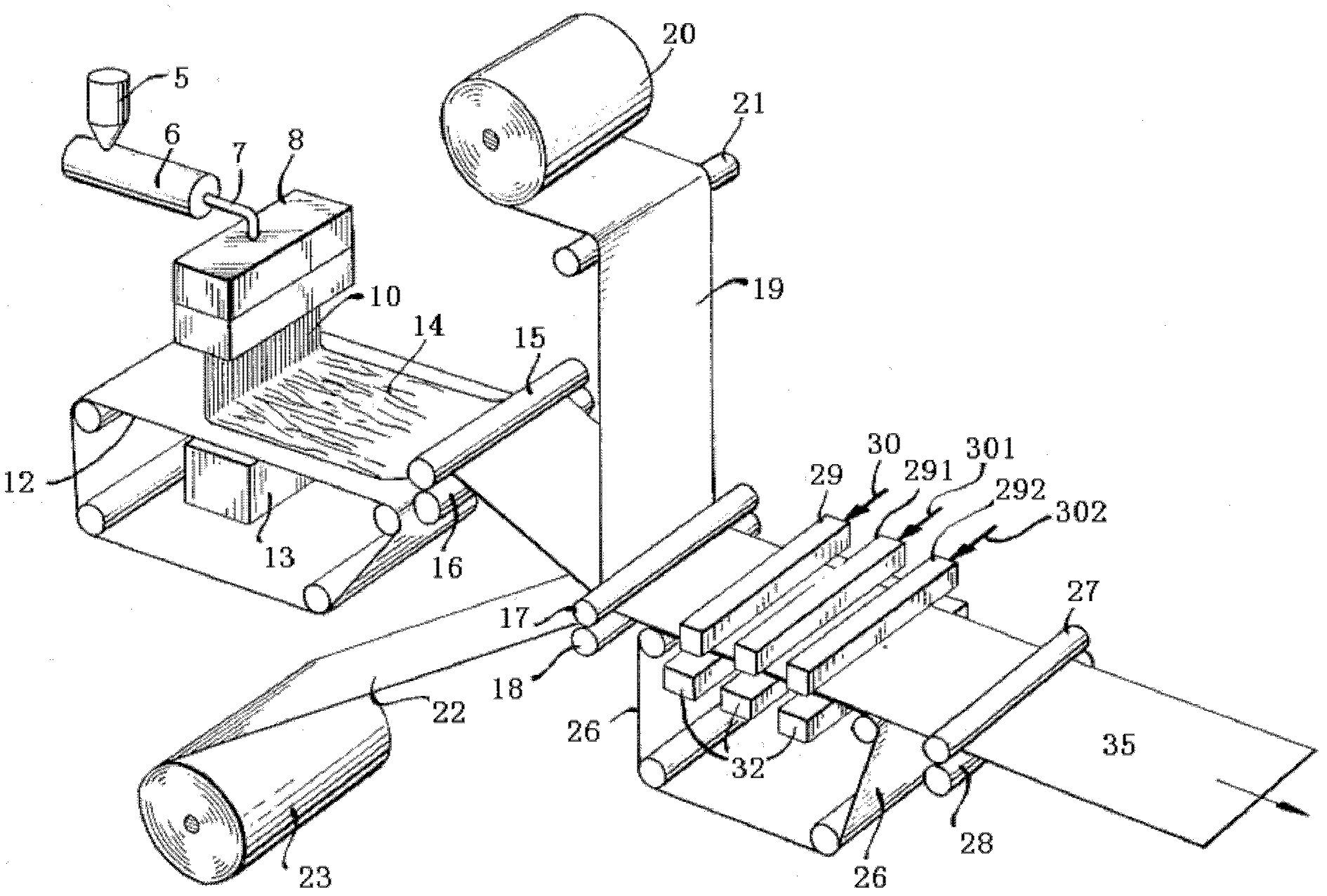 High-elasticity non-woven fabric and manufacturing equipment thereof