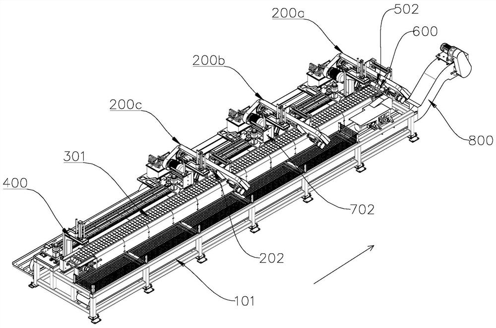 Band sawing machine