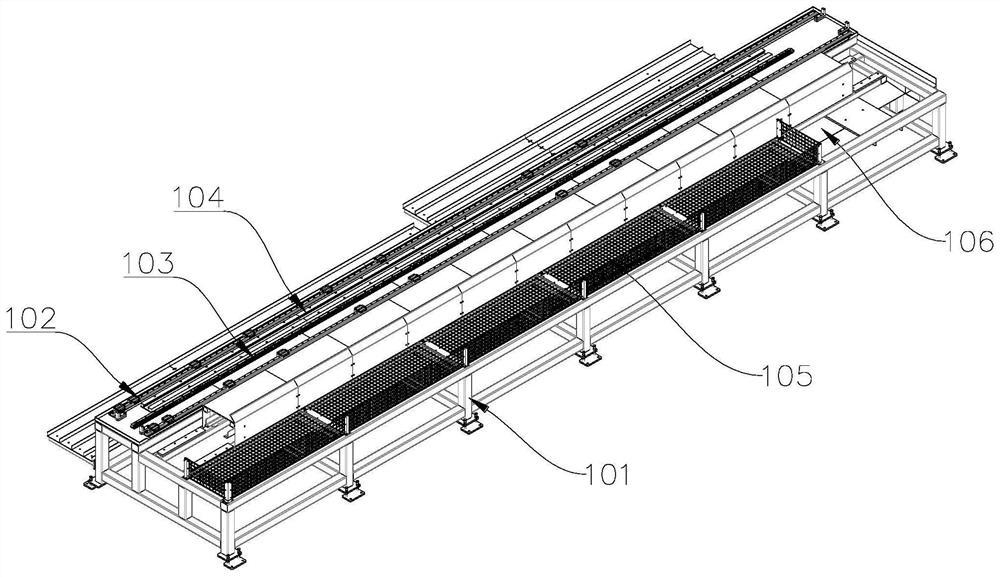 Band sawing machine