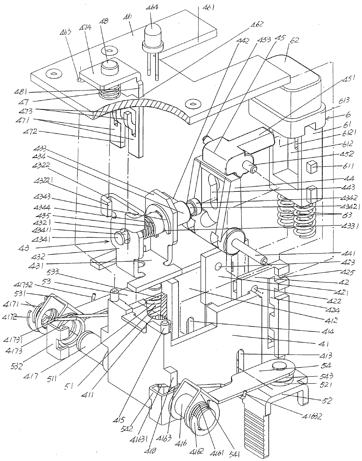 Wall Mounted Manually Operated Switch