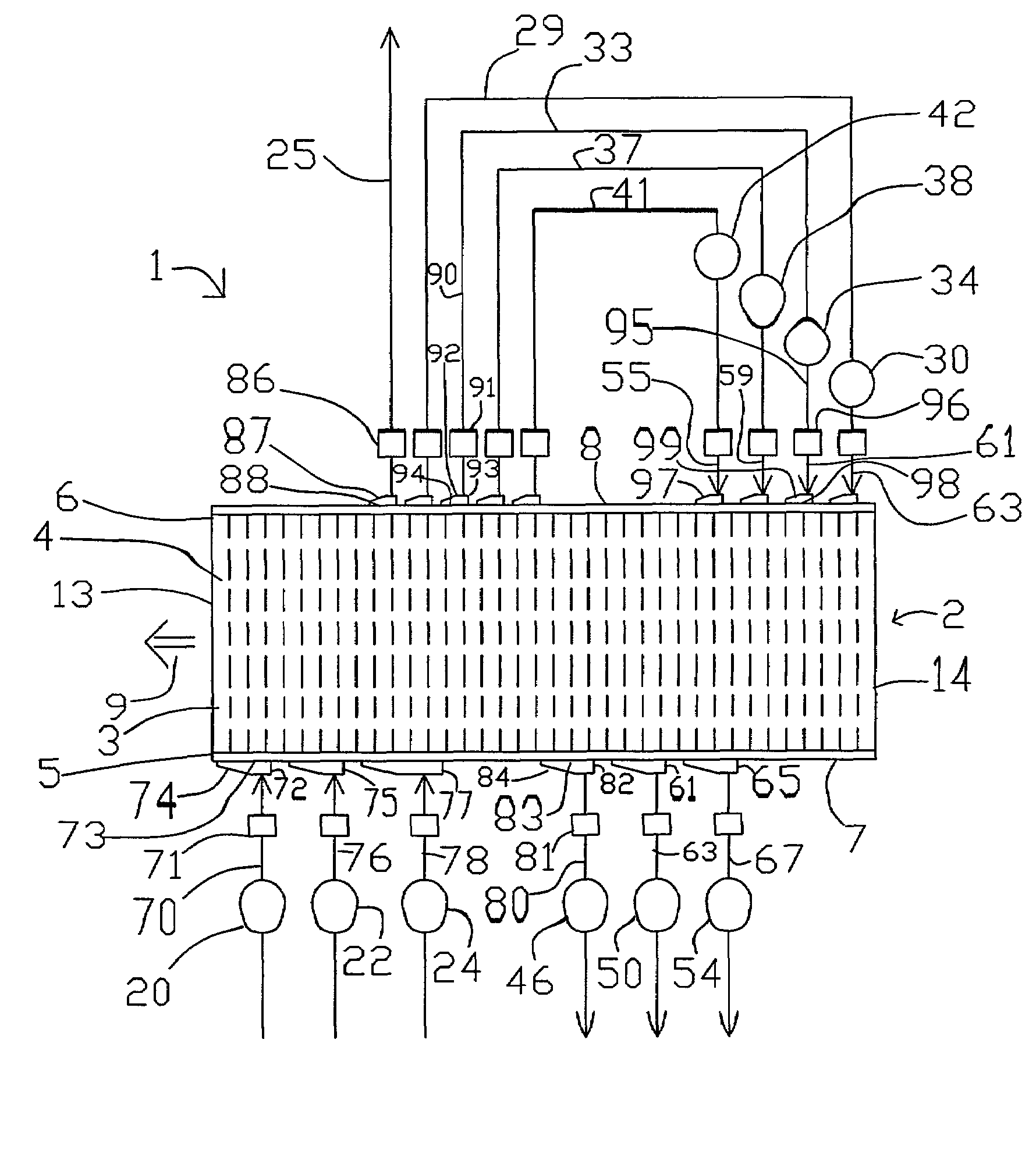 Chemical reactor with pressure swing adsorption