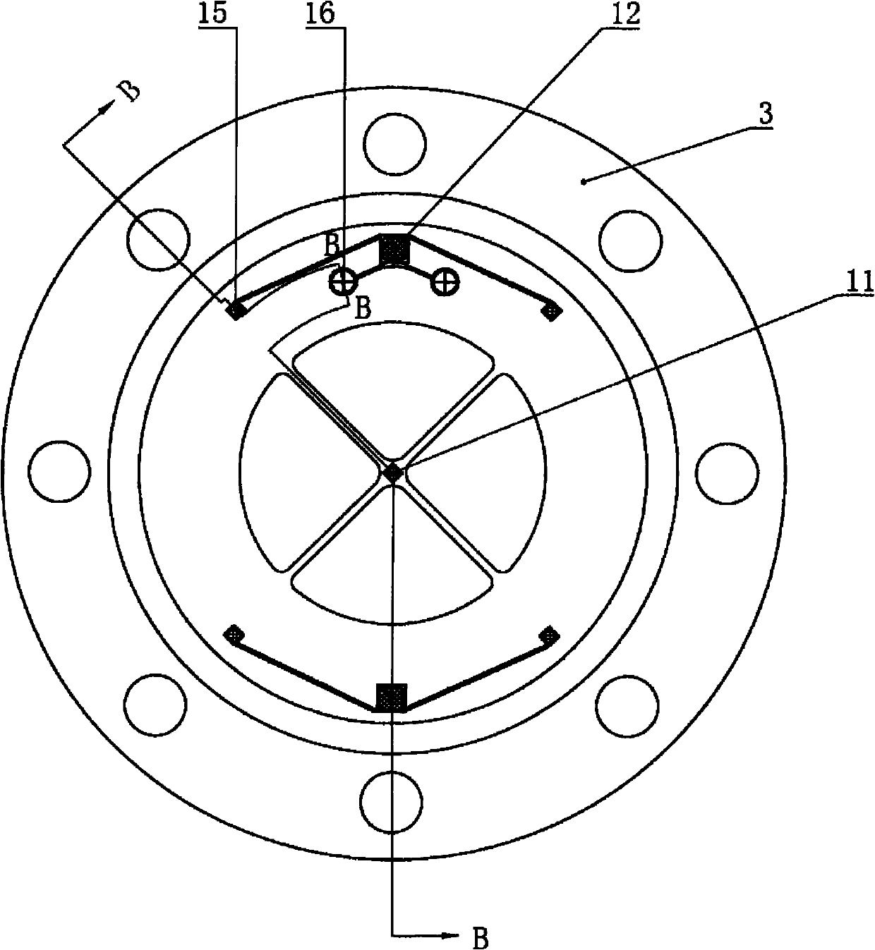 Film-breaking device of electric film-breaking shock tube