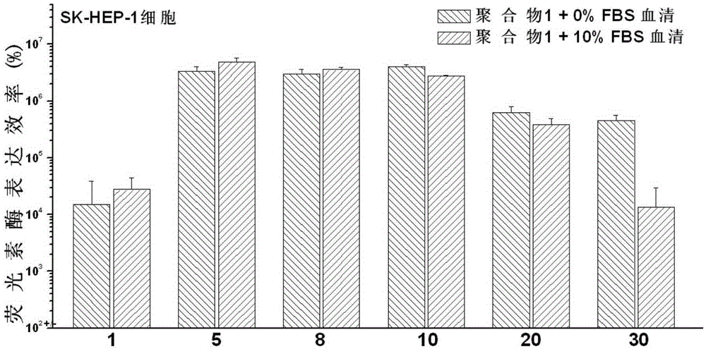 A kind of polymethacrylamide cationic polymer synergistically modified by side group natural arginine and lactobionic acid, preparation method and use